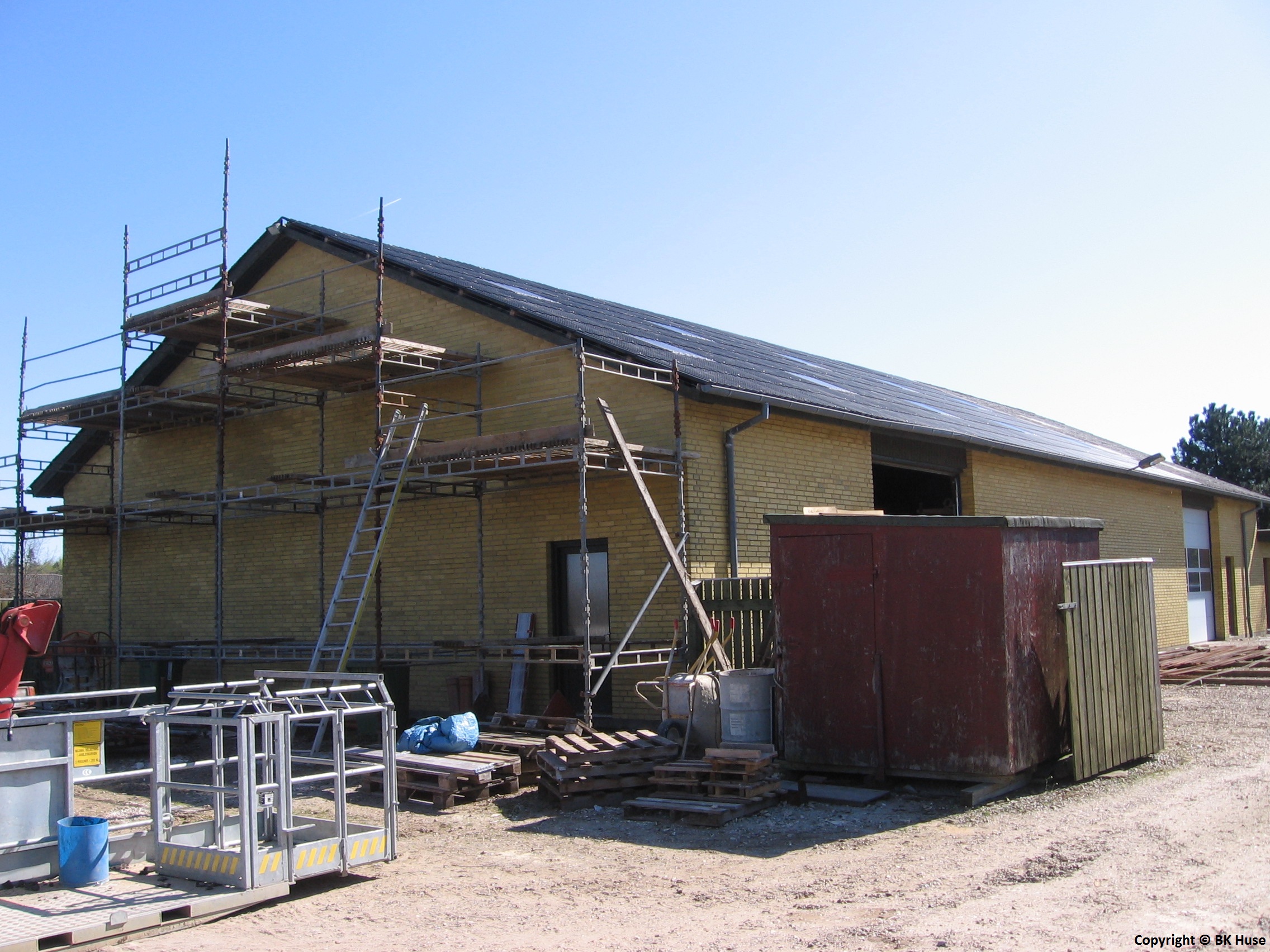 Udskiftning af tag på hal